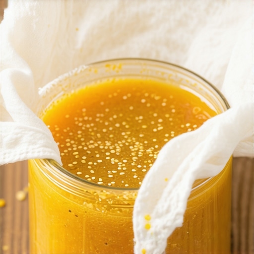 Domaći gel od lana tekstura i ceđenje