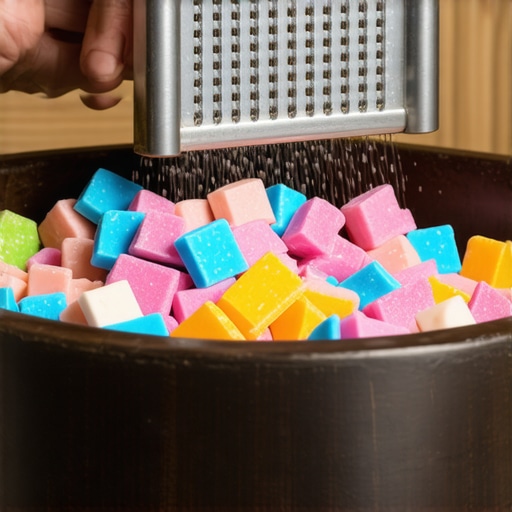 Rendanje ostataka sapuna za reciklažu u kućnoj radionici