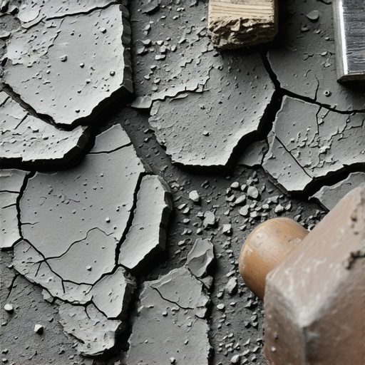 Detaljan prikaz pukotina u sirovoj glini zbog brzog sušenja