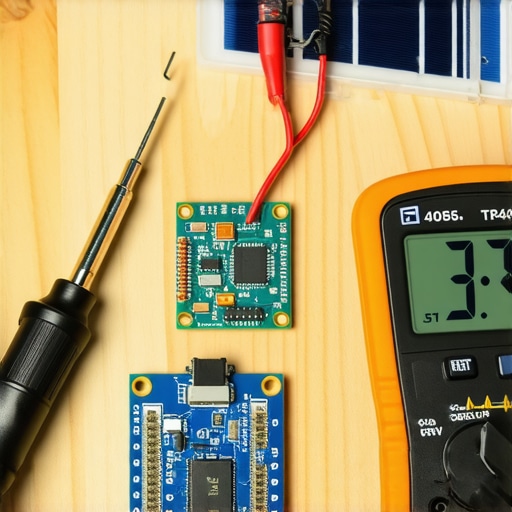 Detaljan prikaz elektronike i lemljenja solarnog punjača za telefon