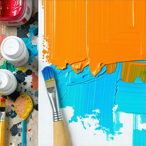 Nanošenje debelog sloja akrilne boje špahtlom na platno